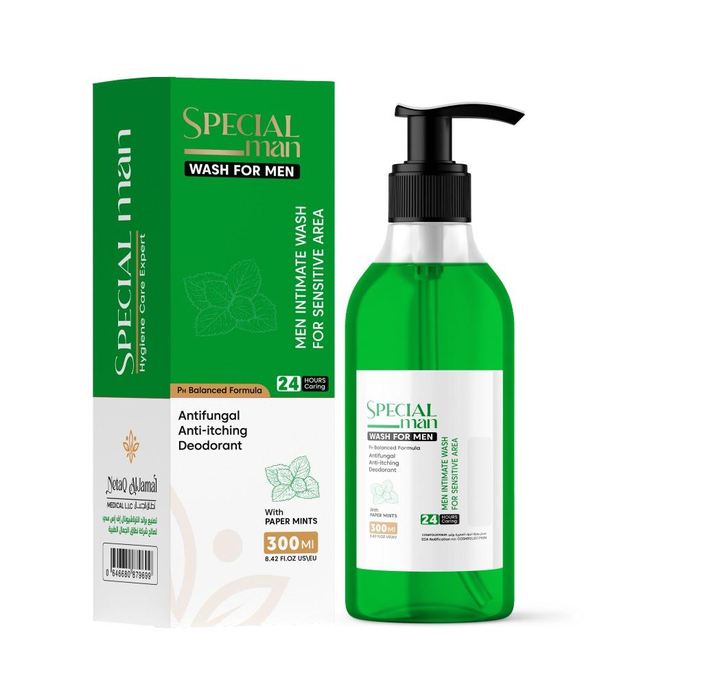 Special Man Wash - Green Mint – Netaq Aljamal